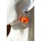 "Tiger lilies": earrings