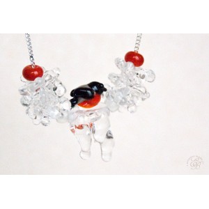 "Bullfinch": necklace