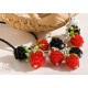 "Berries": браслет, серьги, подвеска